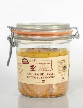 FOIE GRAS DE CANARD ENTIER DU PÉRIGORD - 580 g