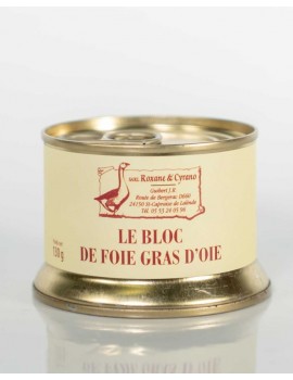 LE BLOC DE FOIE GRAS D'OIE 130 g