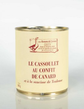 CASSOULET AUX MANCHONS DE CANARD CONFITS et à la saucisse de Toulouse
