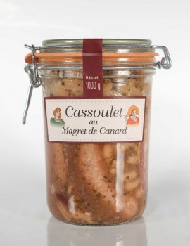 CASSOULET AU MAGRET DE CANARD - 1000 g