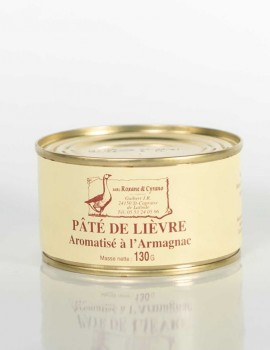 PÂTÉ DE LIÈVRE Aromatisé à l'Armagnac