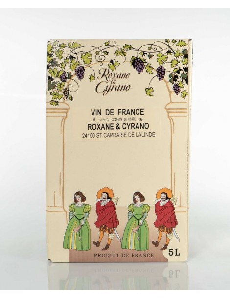 VINIBAG 5L, VIN DE FRANCE, ROXANE ET CYRANO