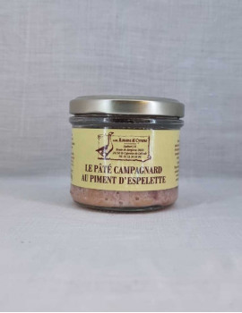 LE PÂTÉ CAMPAGNARD AU PIMENT D'ESPELETTE - 90 g