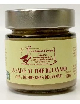 La Sauce au Foie de Canard - ( 20% de Foie Gras de Canard )