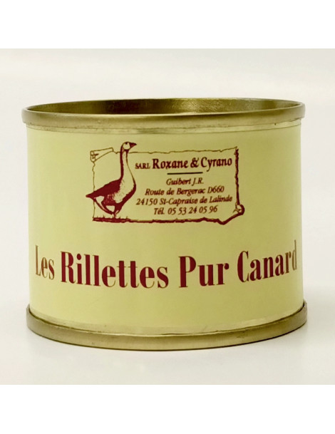 RILLETTES PUR CANARD