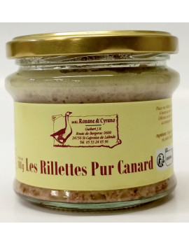 LES RILLETTES PUR CANARD 180g