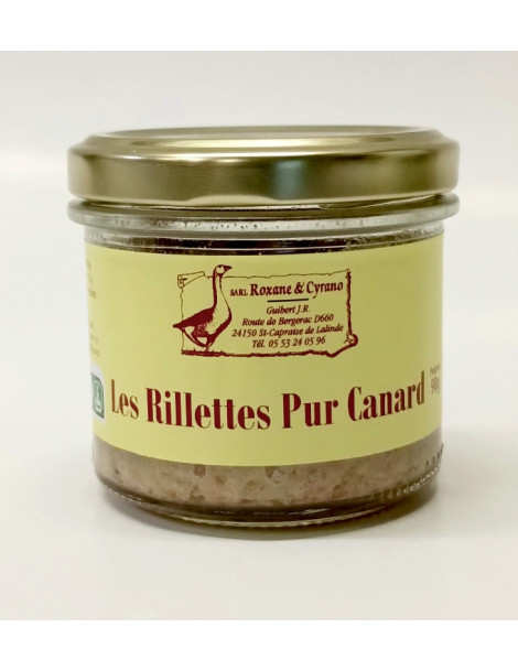LES RILLETTES PUR CANARD 90g