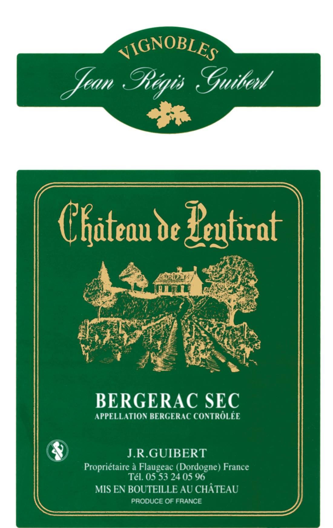 Château de Peytirat Bergerac Blanc Sec